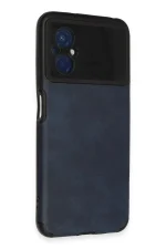 Newface Xiaomi Poco M5 Kılıf Loop Deri Silikon - Lacivert - Görsel 2