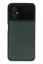 Newface Xiaomi Poco M5 Kılıf Loop Deri Silikon - Yeşil