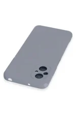 Newface Xiaomi Poco M5 Kılıf Nano içi Kadife Silikon - Gri - Görsel 3