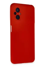 Newface Xiaomi Poco M5 Kılıf Nano içi Kadife Silikon - Kırmızı - Görsel 2