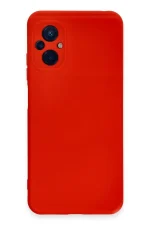 Newface Xiaomi Poco M5 Kılıf Nano içi Kadife Silikon - Kırmızı