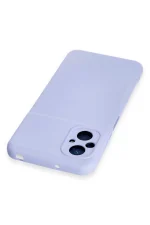 Newface Xiaomi Poco M5 Kılıf Nano içi Kadife Silikon - Lila - Görsel 3