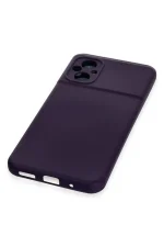 Newface Xiaomi Poco M5 Kılıf Nano içi Kadife Silikon - Mor - Görsel 4