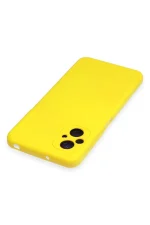 Newface Xiaomi Poco M5 Kılıf Nano içi Kadife Silikon - Sarı - Görsel 3