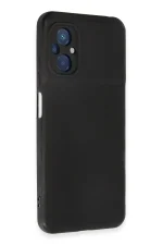 Newface Xiaomi Poco M5 Kılıf Nano içi Kadife Silikon - Siyah - Görsel 2