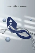 Newface Xiaomi Poco M5 Kılıf Platin Silikon - Lacivert - Görsel 2