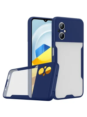 Newface Xiaomi Poco M5 Kılıf Platin Silikon - Lacivert