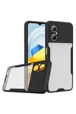 Newface Xiaomi Poco M5 Kılıf Platin Silikon - Siyah