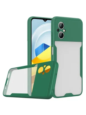 Newface Xiaomi Poco M5 Kılıf Platin Silikon - Yeşil