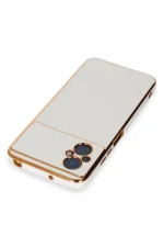 Newface Xiaomi Poco M5 Kılıf Volet Silikon - Beyaz - Görsel 3