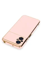 Newface Xiaomi Poco M5 Kılıf Volet Silikon - Pembe - Görsel 4