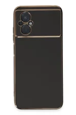 Newface Xiaomi Poco M5 Kılıf Volet Silikon - Siyah - Görsel 2