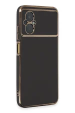 Newface Xiaomi Poco M5 Kılıf Volet Silikon - Siyah