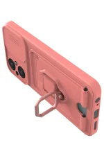 Newface Xiaomi Poco M5 Kılıf Zuma Kartvizitli Yüzüklü Silikon - Pembe - Görsel 3