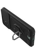 Newface Xiaomi Poco M5 Kılıf Zuma Kartvizitli Yüzüklü Silikon - Siyah - Görsel 3