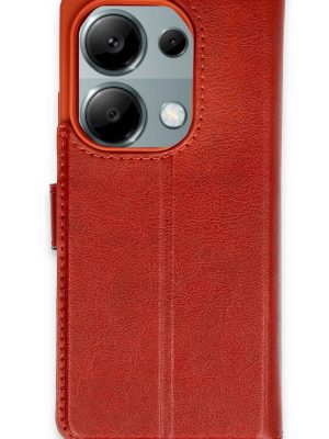 Newface Xiaomi Poco M6 Pro 4G Kılıf Trend S Plus Kapaklı Kılıf - Kırmızı