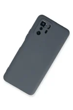 Newface Xiaomi Poco X3 GT Kılıf Nano içi Kadife Silikon - Gri - Görsel 2