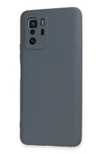 Newface Xiaomi Poco X3 GT Kılıf Nano içi Kadife Silikon - Gri - Görsel 3