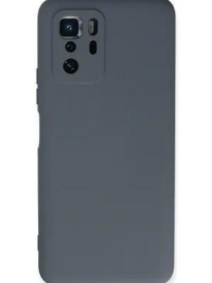 Newface Xiaomi Poco X3 GT Kılıf Nano içi Kadife Silikon - Gri