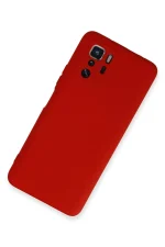 Newface Xiaomi Poco X3 GT Kılıf Nano içi Kadife Silikon - Kırmızı - Görsel 2