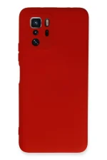 Newface Xiaomi Poco X3 GT Kılıf Nano içi Kadife Silikon - Kırmızı