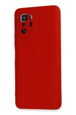 Newface Xiaomi Poco X3 GT Kılıf Nano içi Kadife Silikon - Kırmızı - Görsel 3