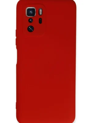 Newface Xiaomi Poco X3 GT Kılıf Nano içi Kadife Silikon - Kırmızı