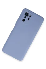 Newface Xiaomi Poco X3 GT Kılıf Nano içi Kadife Silikon - Lila - Görsel 2