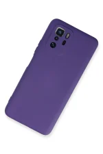 Newface Xiaomi Poco X3 GT Kılıf Nano içi Kadife Silikon - Mor - Görsel 2