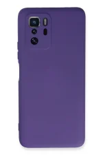 Newface Xiaomi Poco X3 GT Kılıf Nano içi Kadife Silikon - Mor