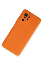 Newface Xiaomi Poco X3 GT Kılıf Nano içi Kadife Silikon - Turuncu - Görsel 2