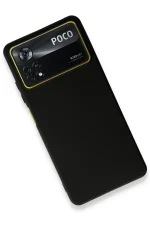 Newface Xiaomi Poco X4 Pro 5G Kılıf First Silikon - Siyah - Görsel 2