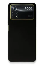 Newface Xiaomi Poco X4 Pro 5G Kılıf First Silikon - Siyah