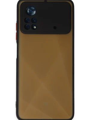 Newface Xiaomi Poco X4 Pro 5G Kılıf Montreal Silikon Kapak - Siyah