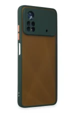 Newface Xiaomi Poco X4 Pro 5G Kılıf Montreal Silikon Kapak - Yeşil - Görsel 2