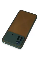 Newface Xiaomi Poco X4 Pro 5G Kılıf Montreal Silikon Kapak - Yeşil - Görsel 3