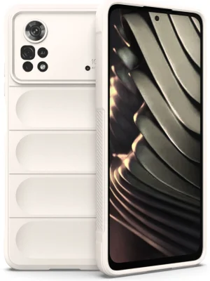 Newface Xiaomi Poco X4 Pro 5G Kılıf Optimum Silikon - Krem