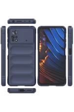 Newface Xiaomi Poco X4 Pro 5G Kılıf Optimum Silikon - Lacivert - Görsel 3