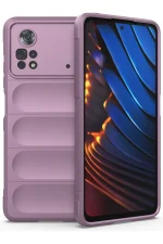 Newface Xiaomi Poco X4 Pro 5G Kılıf Optimum Silikon - Mor