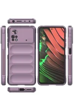 Newface Xiaomi Poco X4 Pro 5G Kılıf Optimum Silikon - Mor - Görsel 3