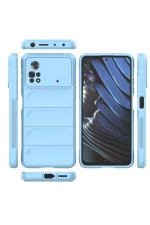 Newface Xiaomi Poco X4 Pro 5G Kılıf Optimum Silikon - Sky Blue - Görsel 2