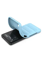 Newface Xiaomi Poco X4 Pro 5G Kılıf Optimum Silikon - Sky Blue - Görsel 4