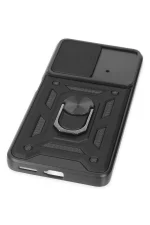 Newface Xiaomi Poco X4 Pro 5G Kılıf Pars Lens Yüzüklü Silikon - Siyah - Görsel 5