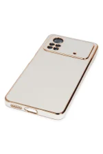 Newface Xiaomi Poco X4 Pro 5G Kılıf Volet Silikon - Beyaz - Görsel 4