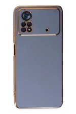 Newface Xiaomi Poco X4 Pro 5G Kılıf Volet Silikon - Mavi - Görsel 2