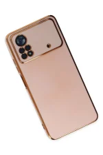 Newface Xiaomi Poco X4 Pro 5G Kılıf Volet Silikon - Pembe - Görsel 4