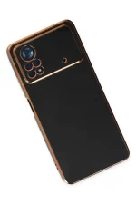 Newface Xiaomi Poco X4 Pro 5G Kılıf Volet Silikon - Siyah - Görsel 3