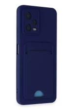 Newface Xiaomi Poco X5 5G Kılıf Kelvin Kartvizitli Silikon - Lacivert - Görsel 2