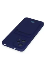 Newface Xiaomi Poco X5 5G Kılıf Kelvin Kartvizitli Silikon - Lacivert - Görsel 3