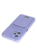 Newface Xiaomi Poco X5 5G Kılıf Kelvin Kartvizitli Silikon - Lila - Görsel 3